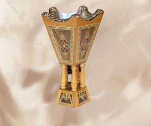 Support de brûleur d'encens en bois fait main de style islamique pour Bakhoor et Oud - Vente en gros - Product Image 4