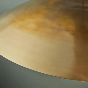 High End Quality Minimalist Bronze Pendant Light <b>Arch</b> Shape Metal Ceiling Fixture Lighting <b>Decorations</b> - Product Image 2
