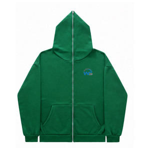 High Quality <b>Full</b> <b>Zip</b> <b>Hoodie</b> 100% Cotton Material Regular Fit Solid Winter Quick Dry Eco-Friendly OEM ODM Manufacturing Service - Product Image 1