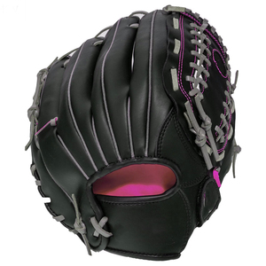 Professional Leather Baseball Glove H-Web Right-Handed Outfield Full Finger Non-Slip Hook And Loop Closure Adult Size - Product Image 6