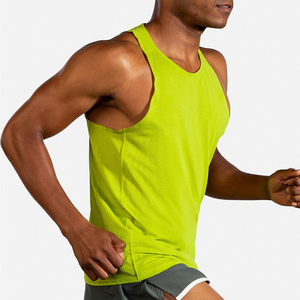 Fabricant professionnel, nouveaux arrivages, débardeurs pour hommes hautement extensibles, parfaits pour la salle de sport, la remise en forme et les vêtements décontractés. - Product Image 4