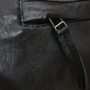 Genuine PU Leather High Street Style <b>Men's</b> <b>Winter</b> <b>Jacket</b> <b>Waterproof</b> Windproof Breathable Eco-Friendly Anti-Bacterial Hooded - Product Image 4