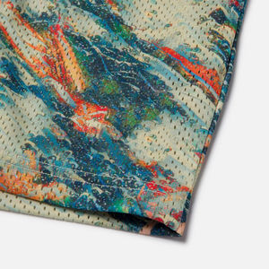 กางเกงบาสเก็ตบอลออกกำลังกายฤดูร้อนขายส่งสำหรับผู้ชาย ตัดเย็บตามสั่ง ความยาวขาใน 5 นิ้ว ผ้าโพลีเอสเตอร์ 100% ผ้าออกซ์ฟอร์ด แห้งเร็ว สไตล์ไฮสตรีท สำหรับออกกำลังกาย - Product Image 3