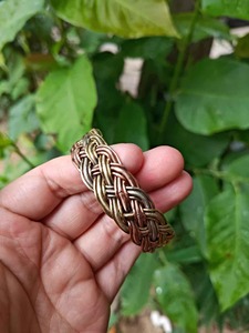 Bracelet en cuivre artisanal unique pour les amateurs de mode élégante, accessoires en cuivre métallique - Product Image 3