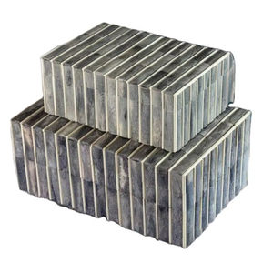 Caja de Joyería Rectangular con Incrustaciones de Hueso, Hecha a Mano, Ecológica, Diseño AL AMLIK CRAFT, Superventas - Product Image 5