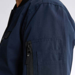 Blouson bomber homme personnalisé avec logo, 100% polyester polaire, blousons bomber écologiques pour adultes hommes - Product Image 6