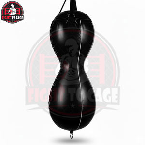 Sac de boxe double extrémité en cuir PU de haute qualité avec ballon de réflexe et câbles réglables pour la vitesse, la précision et la coordination - Product Image 3