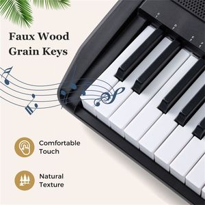 Kit de clavier électronique 61 touches pour débutants avec support et tabouret réglables - Alimentation USB - Product Image 5