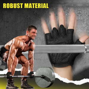 Gants de musculation antidérapants de haute qualité avec support rembourré pour la paume et le poignet, pour l'entraînement en salle de sport, taille adulte, prix bas, gants de fitness - Product Image 3