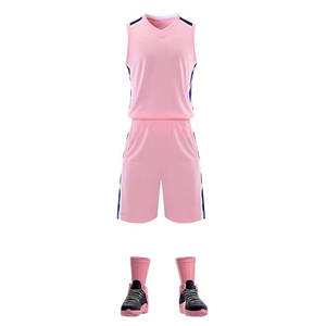 Conjunto de camiseta de baloncesto blanca personalizada, diseño de ventilador, camiseta transpirable de ajuste seco y pantalones cortos, opción de talla grande - Product Image 3