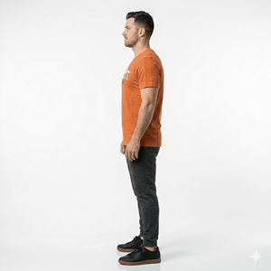 T-shirts personnalisés pour hommes en gros, conçus avec qualité et précision, grandes tailles, coupe décontractée, épais, pour le fitness - Product Image 6