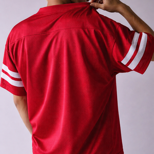 Jersey de Fútbol Americano Personalizado al por Mayor de Primera Calidad, Estilo Urbano Holgado para Hombre, Cuello en V, Malla Deportiva, Marca Privada OEM, Hecho en EE. UU. - Product Image 6