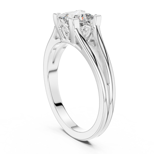 Wholesale 925 Sterling Silver Round Cut Moissanite <b>Diamond</b> <b>Ring</b> Engagement Jewelry OEM ODM Manufacturer Supplier - Product Image 4