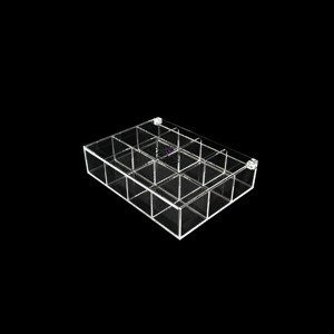 Versatile 2025 Acrylic <b>Divided</b> Box: Customized Storage Solution for Coffee Pods, Tea Bags, and Office Supplies - Product Image 6