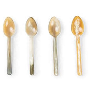 Cuchara de Cuerno de Búfalo Natural de Forma Decente, Clásica, Duradera y Ecológica, Juego de Cubiertos para Café, Té y Vino, Utensilios de Cocina para Fiestas - Product Image 5