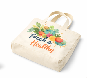 COTTON VOYAGE Custom Logo Organic Cotton Canvas <b>Large</b> Geometric Tote <b>Bag</b> <b>Shoulder</b> Length Handle Recyclable Reusable Shopping <b>Bag</b> - Product Image 3