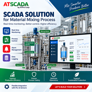 Sistema SCADA Industrial para Monitoreo, Control y Gestión de Datos en la Mezcla de Materiales – Servicios OEM Disponibles - Product Image 1