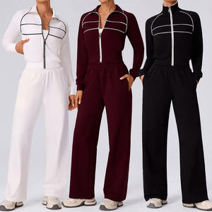 GAF High Quality Women's Lightweight Casual Tracksuit Custom Design Breathable Quick Dry 100% Polyester Solid Color for Winter - Product Image 2
