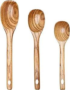 Cuillère à thé en bois de qualité supérieure, écologique, durable, pour café, thé, sucre, lavable au lave-vaisselle, recyclable, de qualité alimentaire, pour les fêtes - Product Image 3