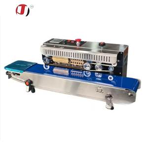 Scelleuse à bande continue UPACK FR-770, largeur de scellage 6-13 mm, machine à sceller les sacs en plastique avec insertion du sac par le côté gauche - Product Image 2