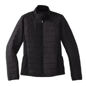 Veste de sport zippée en toile respirante tricotée pour femme, manches longues, logo personnalisé, vente en gros, jogging, yoga, coupe courte, 100 % polyester - Product Image 1