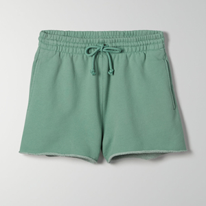 ชุดเซ็ต 2 ชิ้น เสื้อแขนยาวและกางเกงขาสั้น พิมพ์โลโก้ได้ตามต้องการ สำหรับผู้หญิง ทรงโอเวอร์ไซส์ สไตล์ลำลอง ชุดสเวตสูทแบบ unisex ขายส่งจำนวนมาก - Product Image 5