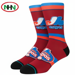 Venta al por mayor OEM diseñador jacquard tejido letra algodón lujo Atlético liso unisex logotipo personalizado deportes hombres calcetines de Bangladesh - Product Image 3