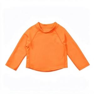 Camiseta de Manga Larga Rosa para Bebés Niñas, Protección UV, Traje de Baño para Bebés y Niños Pequeños - Product Image 3