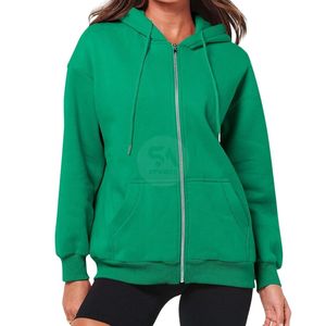 Sudadera con Capucha Azul Transpirable de Forro Polar Grueso de Manga Larga para Invierno, Estilo Urbano para Mujer, Sostenible, para Fitness y Gimnasio - Product Image 5