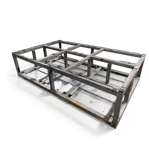 Estructura de Acero para Almacenes Industriales, Diseño Cuadrado Gris con Recubrimiento de Zinc Duradero - Product Image 3