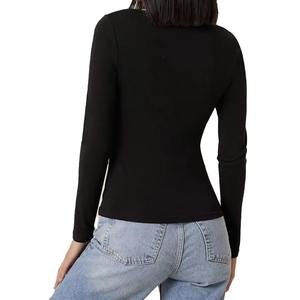 Camiseta informal elegante con estampado gráfico para mujer, top de algodón liso y elegante para mujer, camiseta informal de verano para mujer - Product Image 3