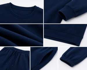 Combinaison en polaire à col rond de qualité supérieure offrant un confort ultime et un style élégant, avec un tissu de haute qualité et une coupe parfaite pour le quotidien. - Product Image 5