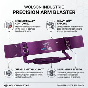 Wolson Industry - Soporte Ajustable de Látex para Bíceps, para Fisicoculturismo Profesional, Ejercicios de Aislamiento de Bíceps, Deportes de Alto Rendimiento - Product Image 2
