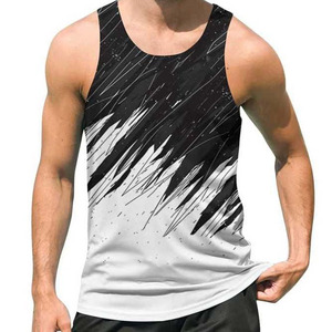 Camiseta sin mangas Quick Men, de tela suave, fácil de usar para actividades de fitness y de verano. - Product Image 1