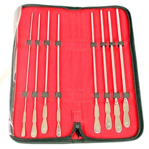 Juego de 8 sondas uretrales Dittel de 11.5 pulgadas, de acero inoxidable, de un solo extremo, instrumentos de urología manuales, certificados CE, Medivolve - Product Image 6