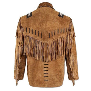 Premium Men's <b>Suede</b> Leather <b>Jacket</b> Genuine Cowhide Stylish Winter Fashion Durable Casual Outerwear Trend Design - Product Image 2