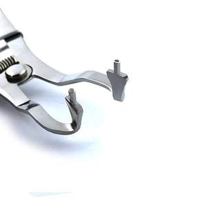 Pinza de Goma Palmer de Alta Calidad de 17 cm, Instrumentos Endodónticos de Acero Inoxidable, Pinza Dental Recta Brewer - Product Image 3