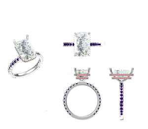 Anillo de compromiso de oro de 18 quilates premium con diamante natural certificado por IGI, corte radiante de 6 quilates, claridad VVS VS, joyería fina para mujer. - Product Image 3