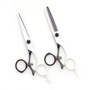Best Selling Scissor Bumper 440C Shears Hairdressing PK Haircut 6Inch Right-Handed Straight <b>Blade</b> <b>Barber</b> Hair Scissors - Product Image 6