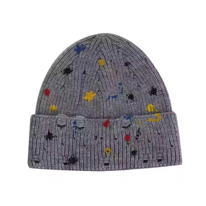 Urban Fashion Knit Beanie <b>Hat</b> <b>Winter</b> Warm Soft Acrylic Cuffed Beanie Unisex Streetwear Style Beanie - Product Image 2