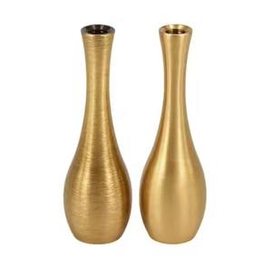 Elegante Florero Metálico para Mesa de Centro, Soporte para Arreglos Florales, Centro de Mesa para Sala de Estar, Decoración de Interiores - Product Image 6