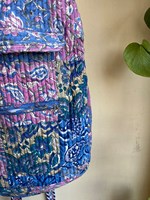 Indian Boh Creation Lightweight Foldable Travel Bag Hippie Laptop Tote Colorful School Bag Handmade Cotton Patchwork Backpack