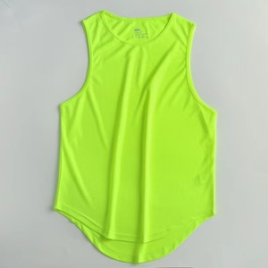 OEM Custom Men's Tank Tops 100% Cotton Quick Dry Breathable Gym Tshirt for <b>Running</b> Fitness Muscle <b>Singlets</b> - Product Image 3