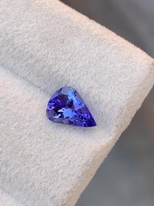 Natural Blue Tanzanite Pear Shape Loose Gemstone Third Party Certified ZUBEDA GEMS <b>JEWELLRY</b> 2.00Ct Wedding Ring Pendant Jewelry - Product Image 1