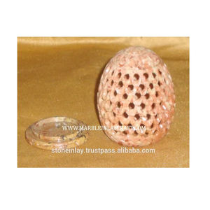 Portavelas de Piedra de Savia de la Mejor Calidad, Pulido, Diseño Natural Tallado a Mano, para Velas de Té, para Navidad, Hogar, Hotel - Product Image 3