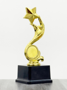 Plastic Achievement <b>Trophy</b> with Custom Branding for Events and Functions - Product Image 3
