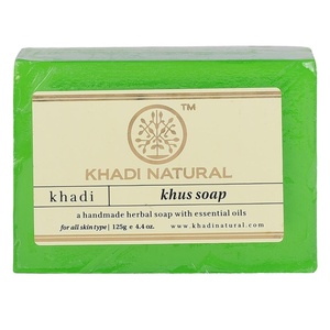 Wholesale Khadi Natural Herbal Ayurvedic Khus Soap Refreshing Cooling Skin Care Bar Natural Fragrance Private Label Bulk Supply - Product Image 1