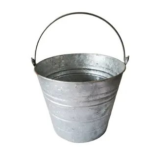 High Selling Metal Planter Bucket With Handle for Planting Pots and Plants Outdoor Home Garden Supplier by India