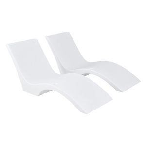 Juego de 2 Sillas Flotantes para Piscina con Peso para Agua, Profundidad de 9 Pulgadas, Tumbonas Antiflotación para Uso Junto a la Piscina - Product Image 1