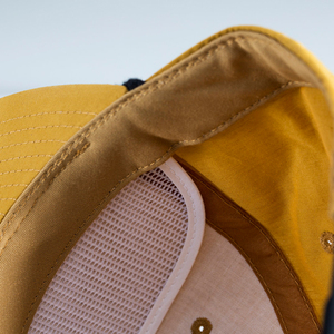 Casquette Snapback Jaune Unie Tissée pour Homme – Chapeau Décontracté à Visière Plate, Modèle Vierge - Product Image 3